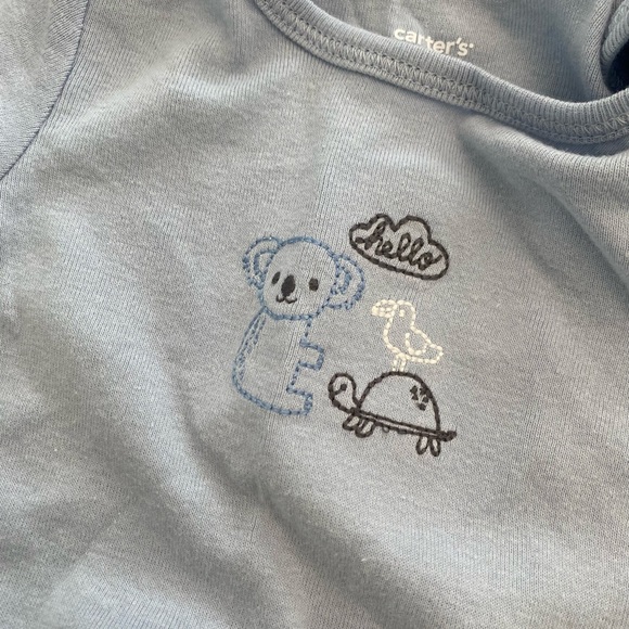 3 lot baby Boy clothes onesie bodysuit short long sleeve 7 for all mankind - Picture 5 of 7